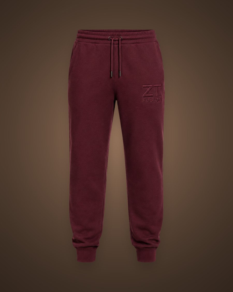 ZT Fusion Joggers in Ember · Logic / Intuition capsule, tonal emboss