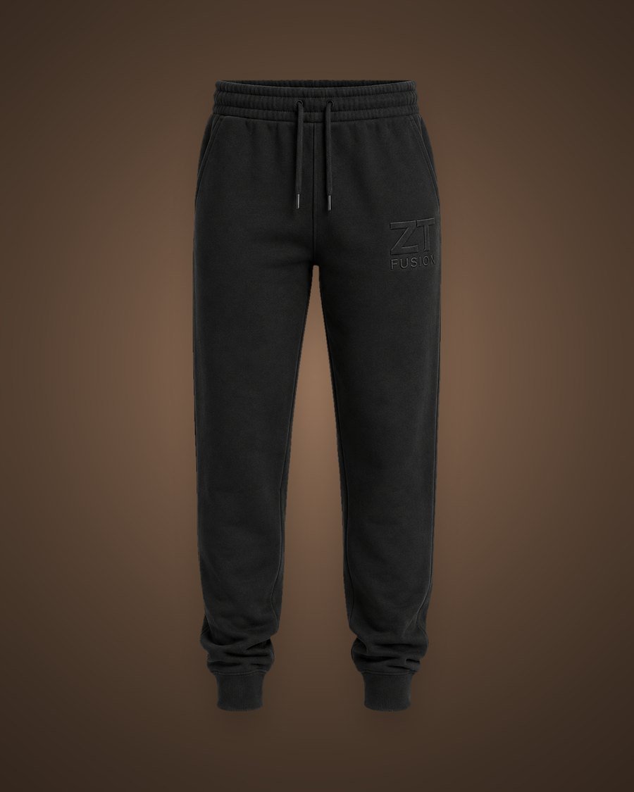 ZT Fusion Joggers in Onyx · Depth = Direction capsule, tonal emboss