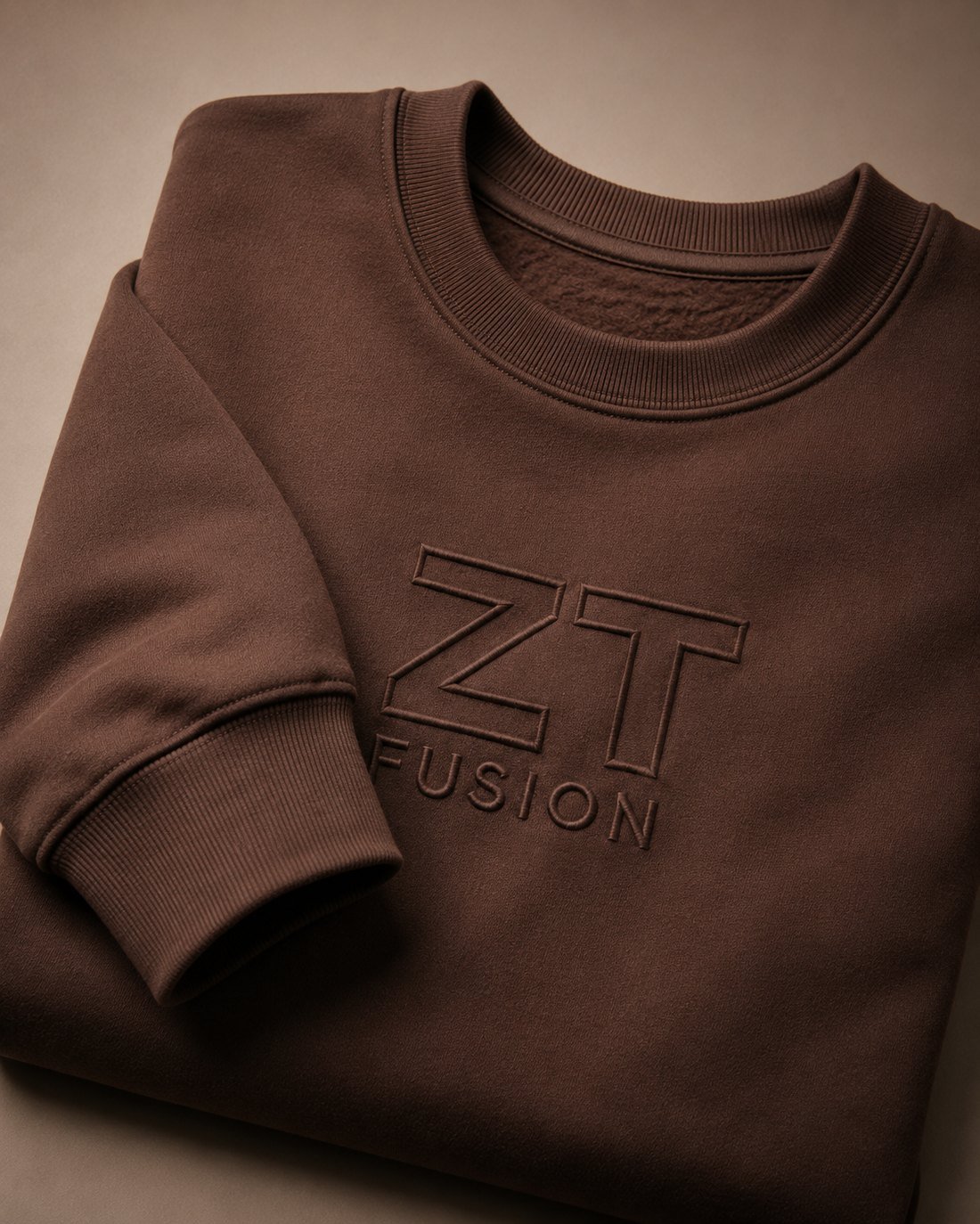 Close detail of the ZT Fusion tonal emboss